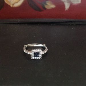 Sapphire and diamond ring